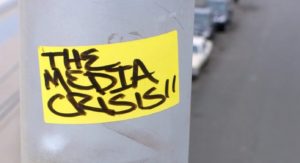 The Media Crisis - Crédit photo par brx0 sous license under CC BY-SA 2.0.